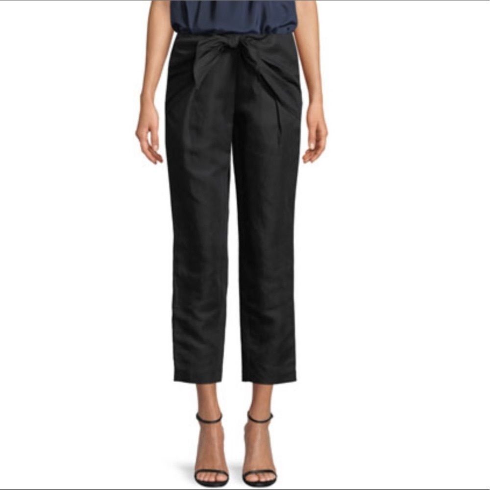 NWOT FRAME Overlap Knot Pant, Black, Noir, size Medium LWWB0078